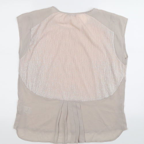 Oasis Womens Beige   Basic Tank Size M