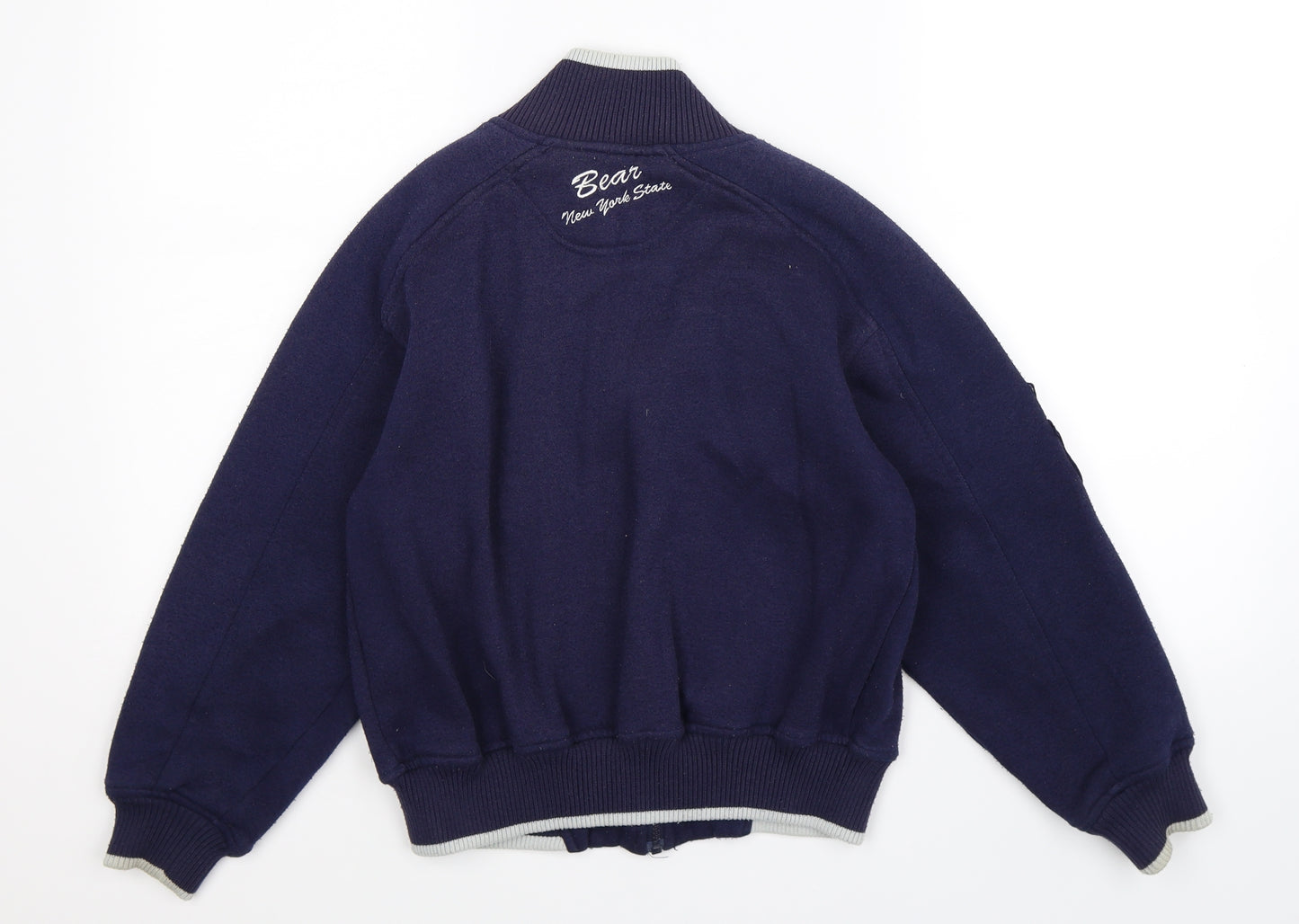 Bear USA Boys Blue  Jersey Varsity Jacket Jacket Size S