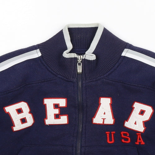 Bear USA Boys Blue  Jersey Varsity Jacket Jacket Size S