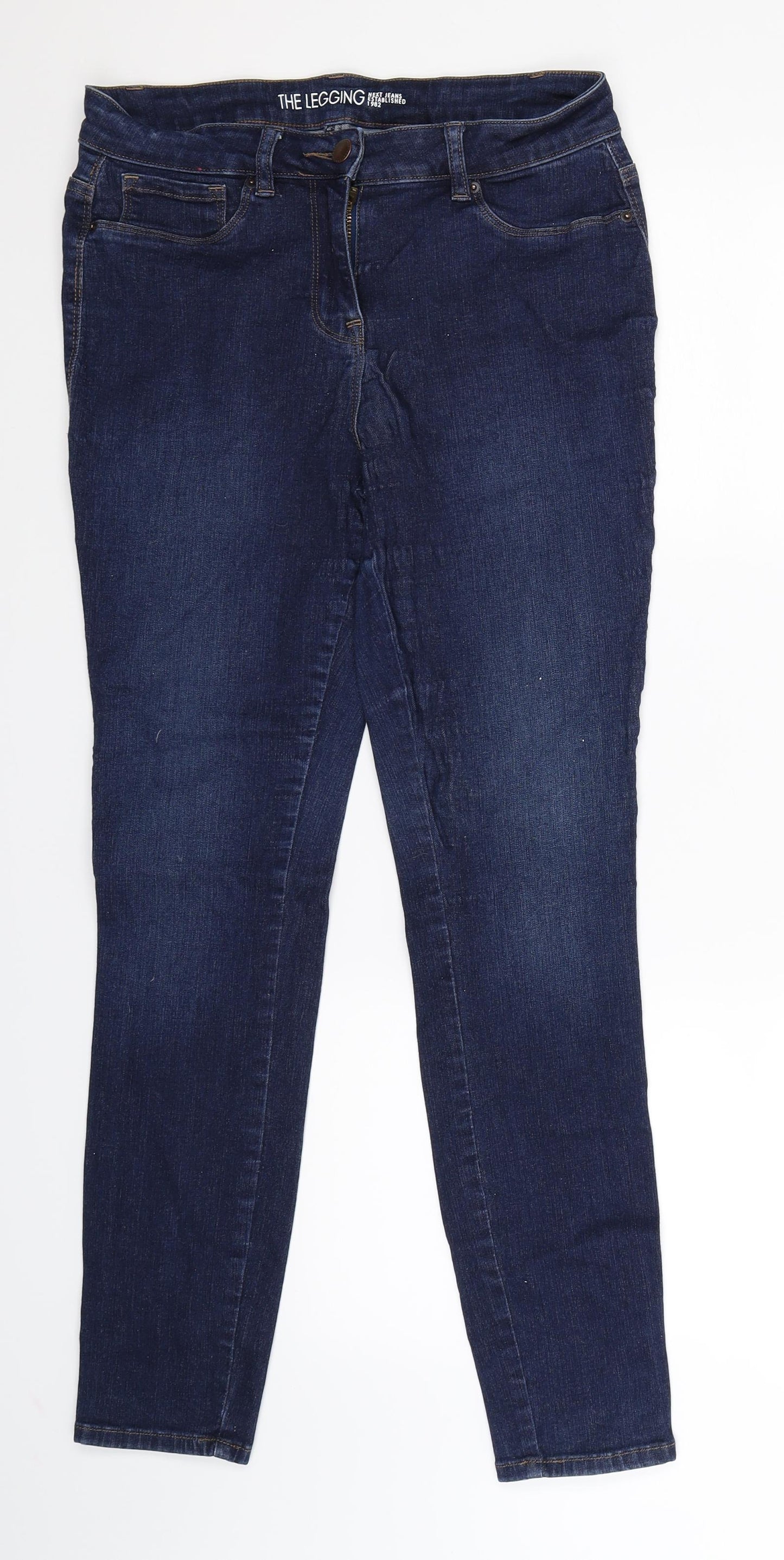 NEXT Womens Blue  Denim Jegging Jeans Size 12 L28 in