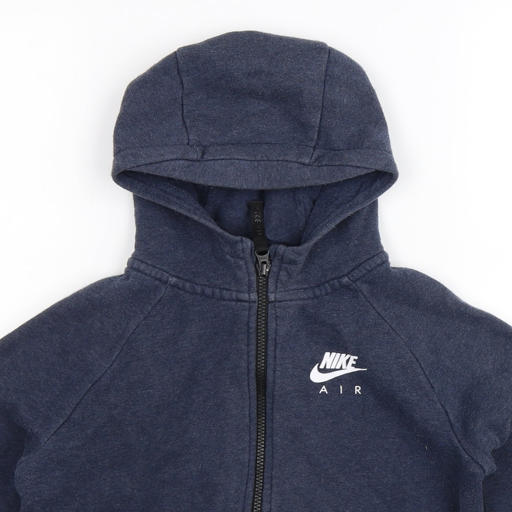 Nike Boys Blue   Full Zip Hoodie Size 11-12 Years