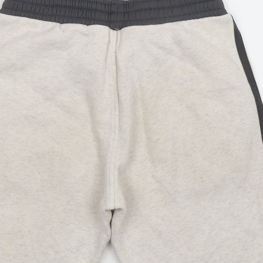 adidas Boys Grey Striped  Sweat Shorts Size 11-12 Years