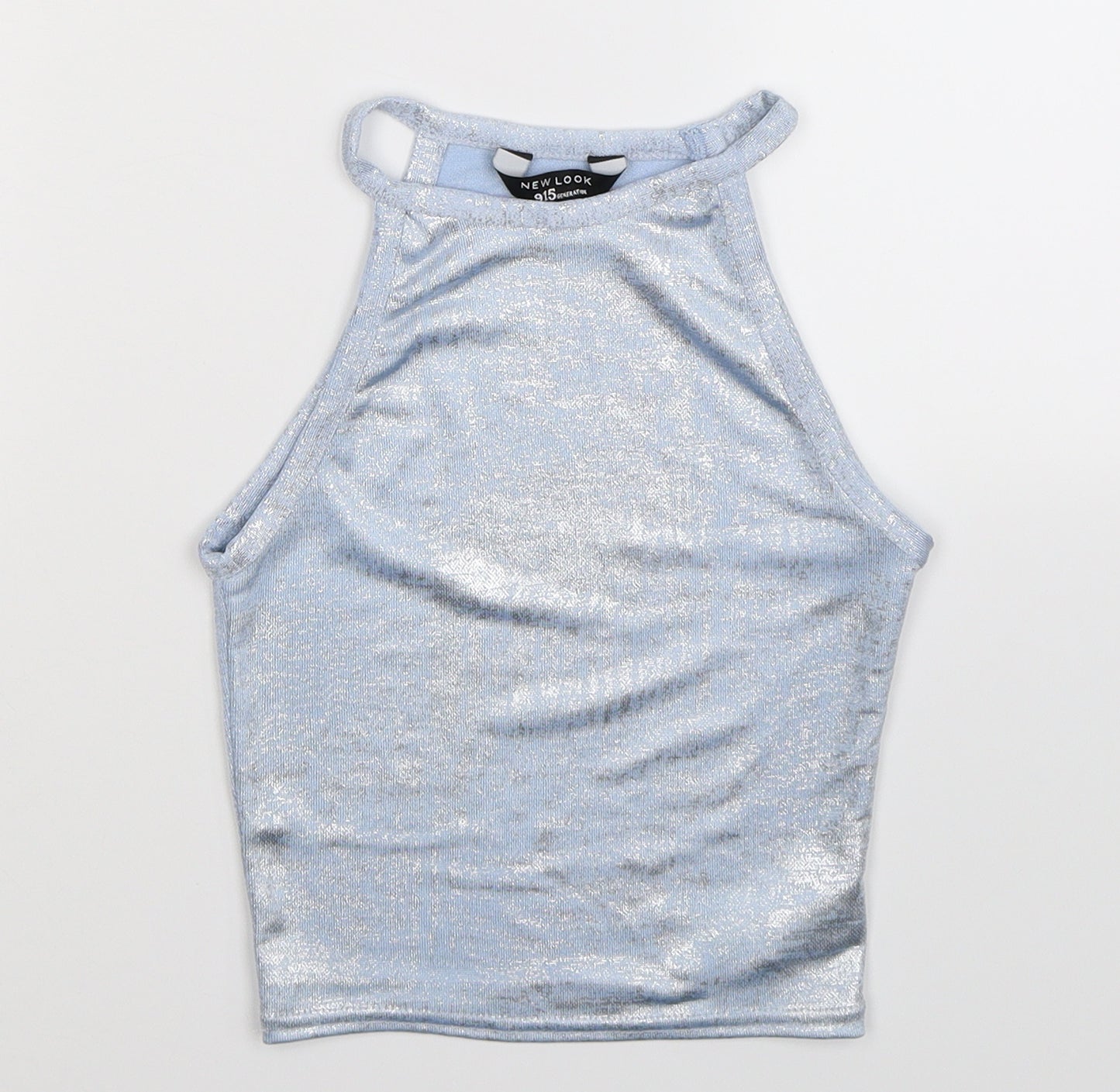 New Look Girls Silver   Basic Tank Size 9 Years