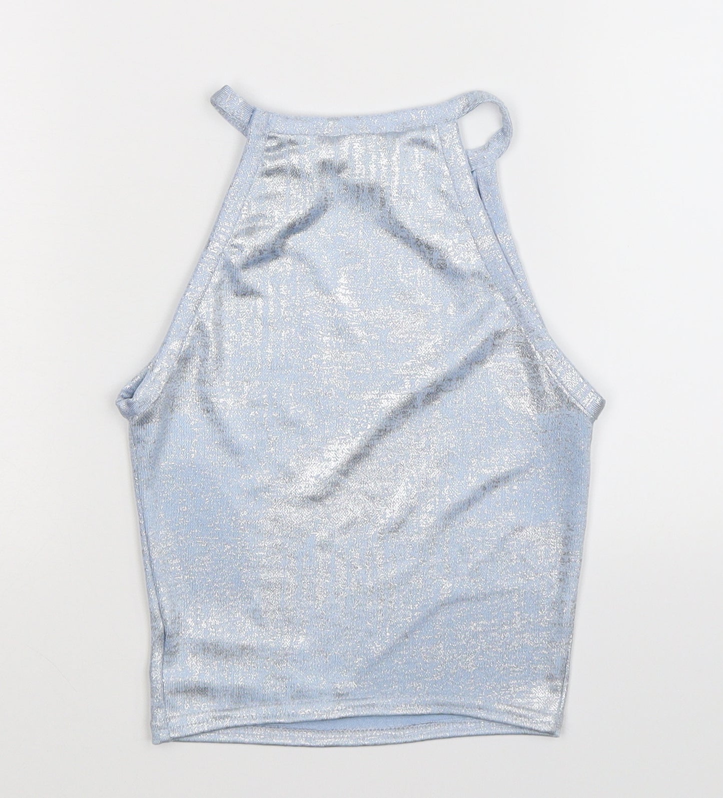 New Look Girls Silver   Basic Tank Size 9 Years
