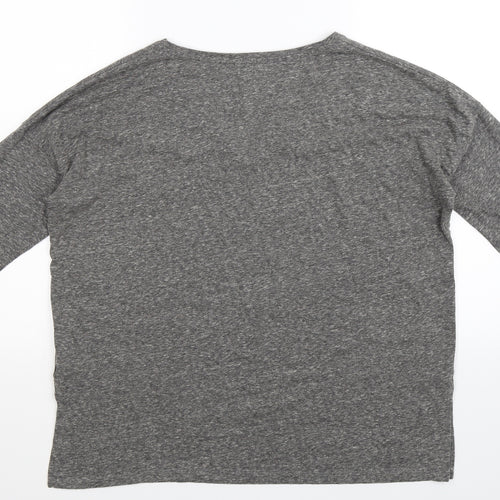 New Look Womens Grey   Basic T-Shirt Size S  - Oversized
