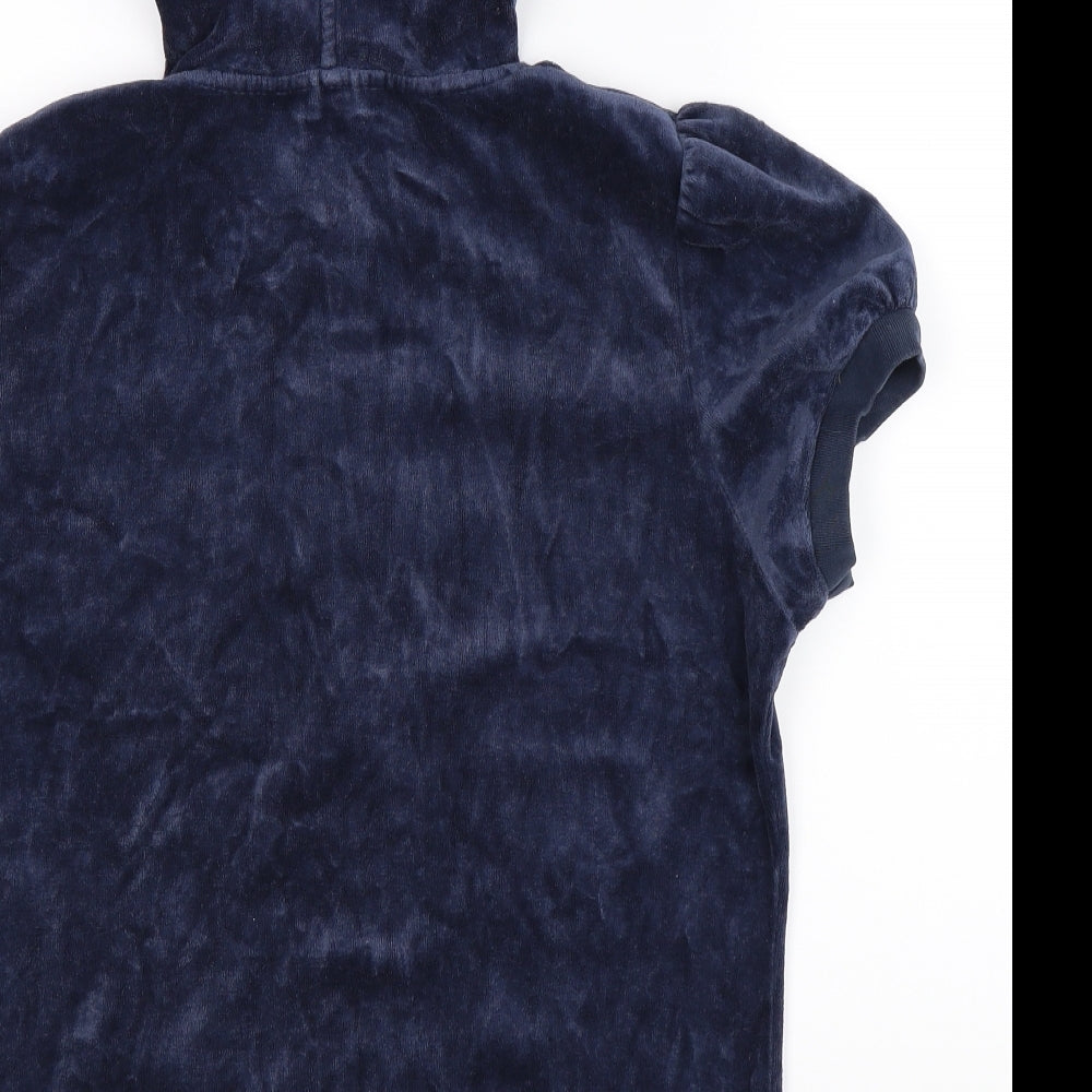 Papaya Womens Blue   Full Zip Hoodie Size 14