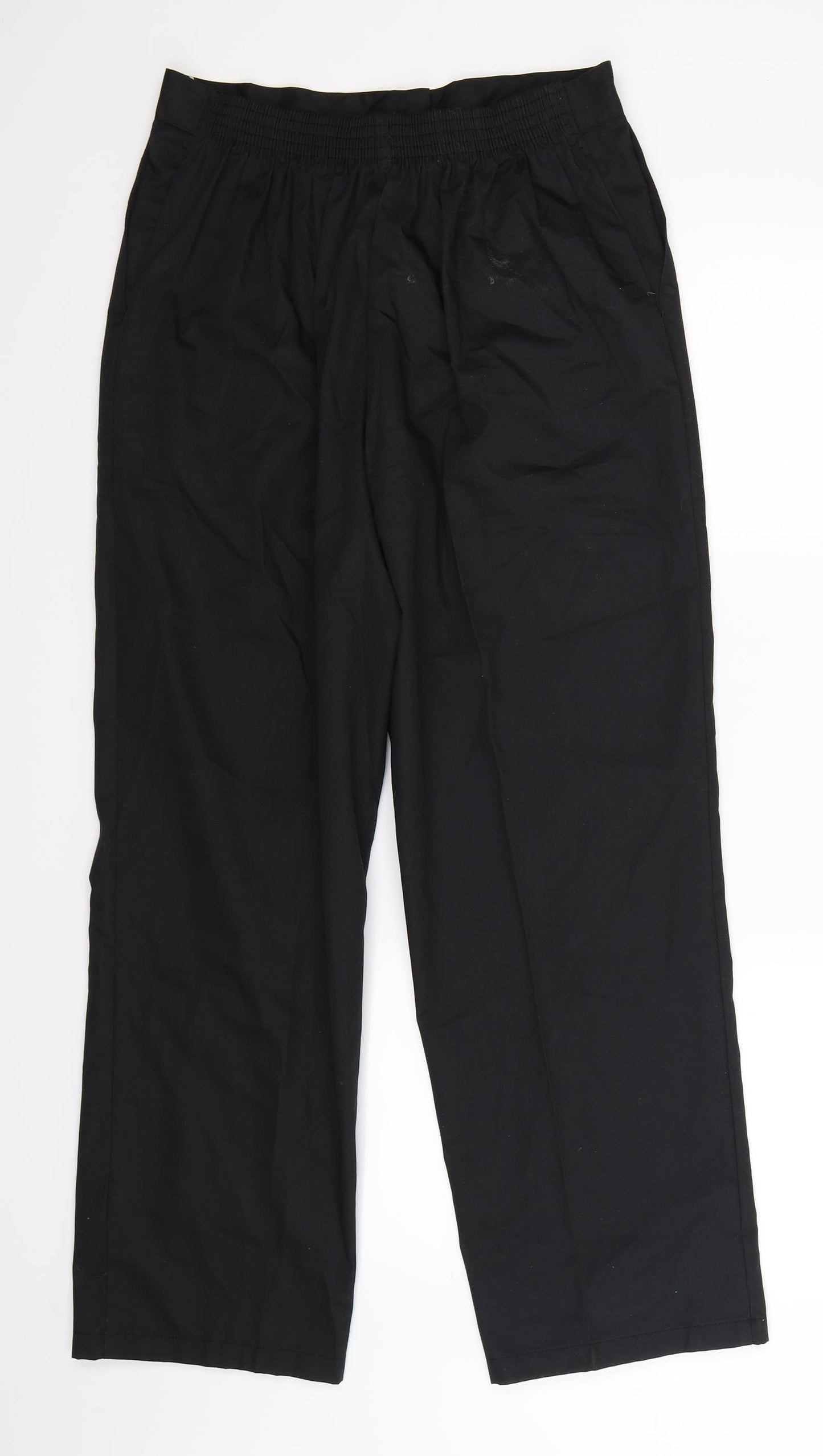 Work In Style Mens Black   Trousers  Size 30 L30 in