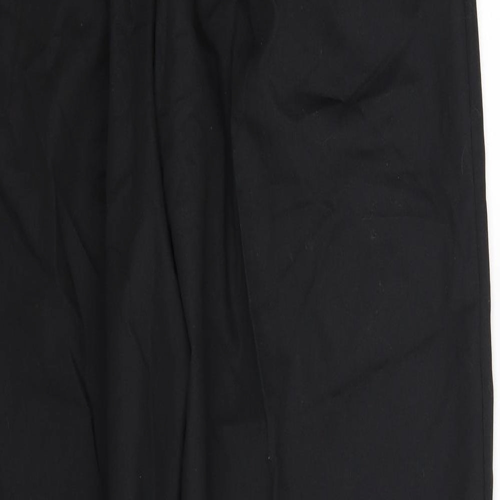 Work In Style Mens Black   Trousers  Size 30 L30 in