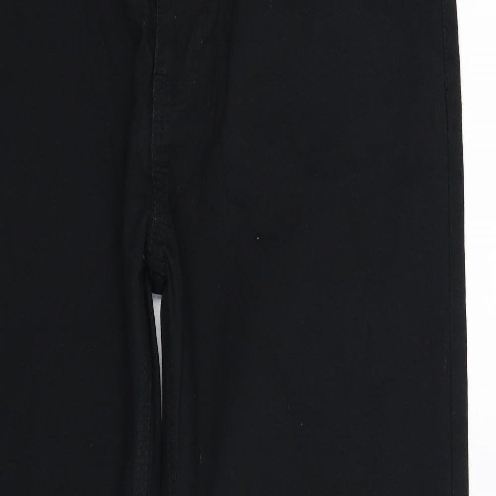 George Mens Black  Denim Bootcut Jeans Size 34 L32 in