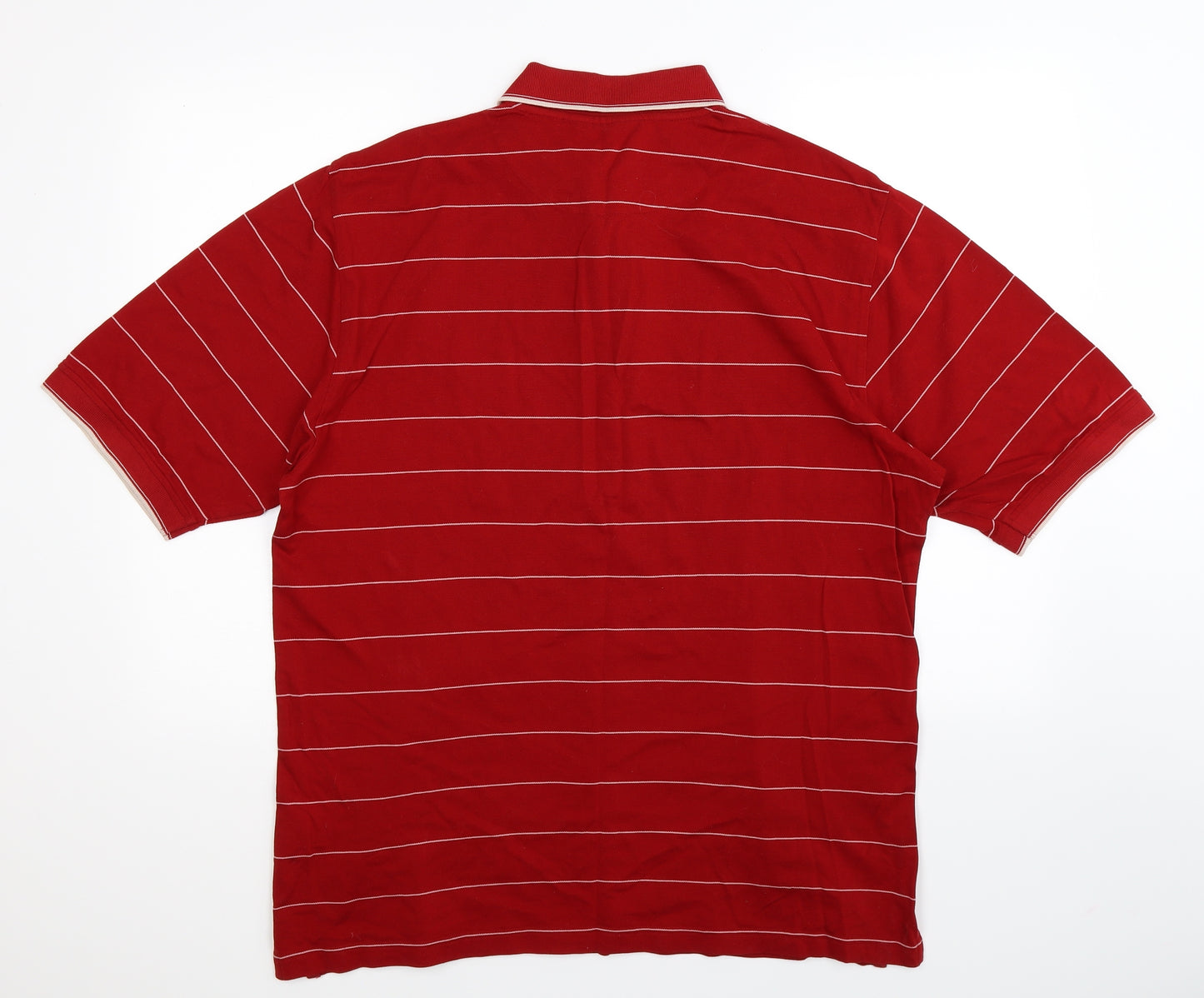 Glenmuir Mens Red Striped   Polo Size XL