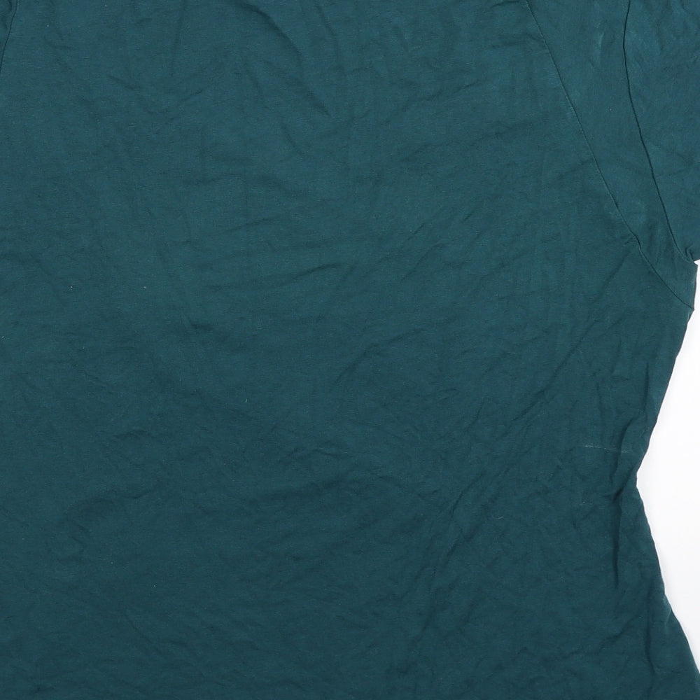Papaya Womens Blue   Basic T-Shirt Size 22