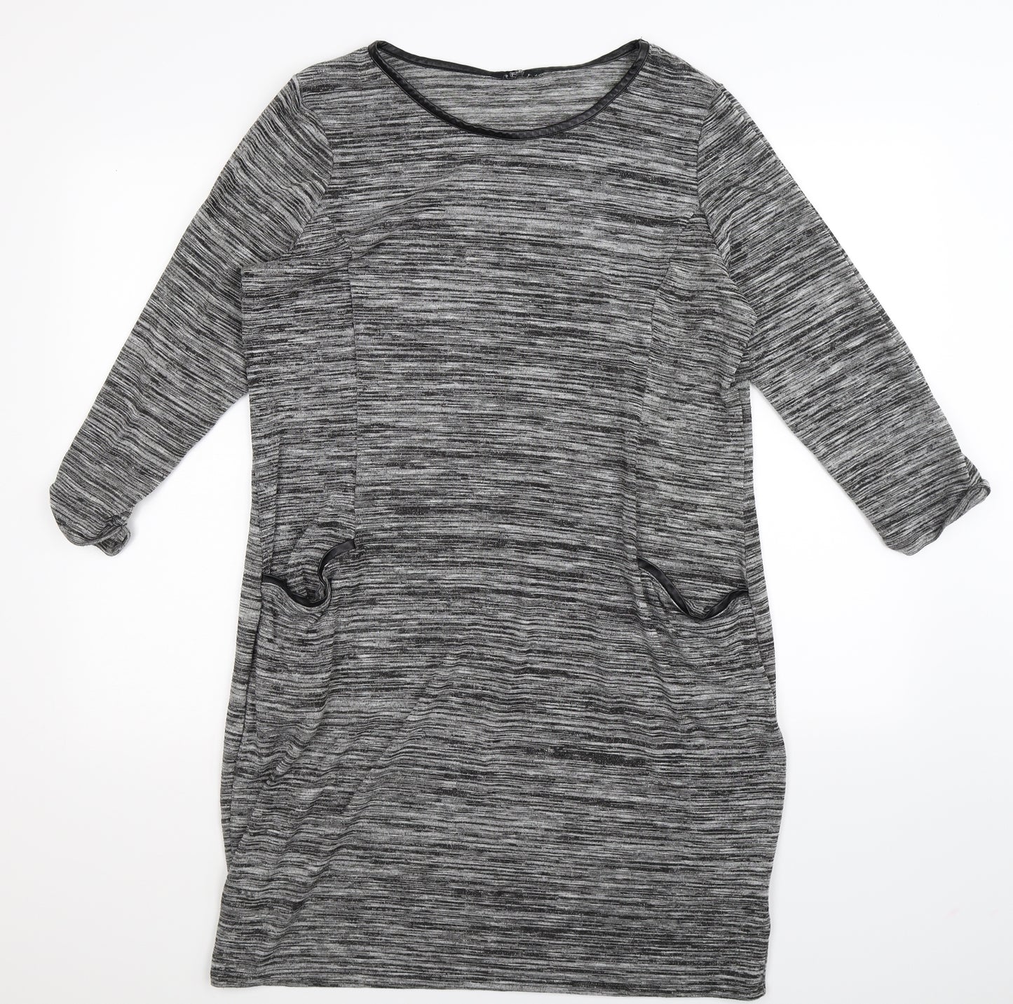 F&F Womens Grey   Jumper Dress  Size 18