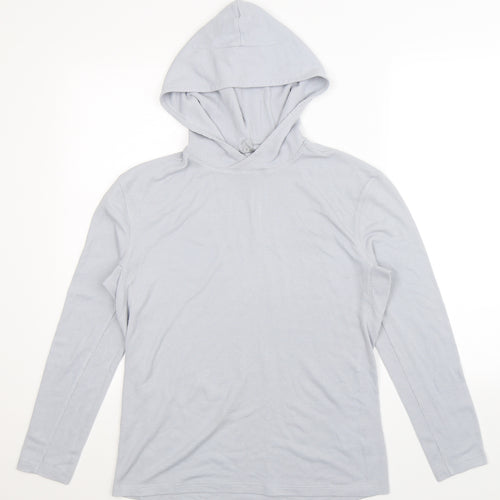 USA Pro Womens Grey  Knit Pullover Hoodie Size 8