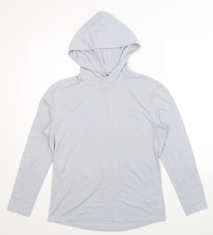 USA Pro Womens Grey Knit Pullover Hoodie Size 8