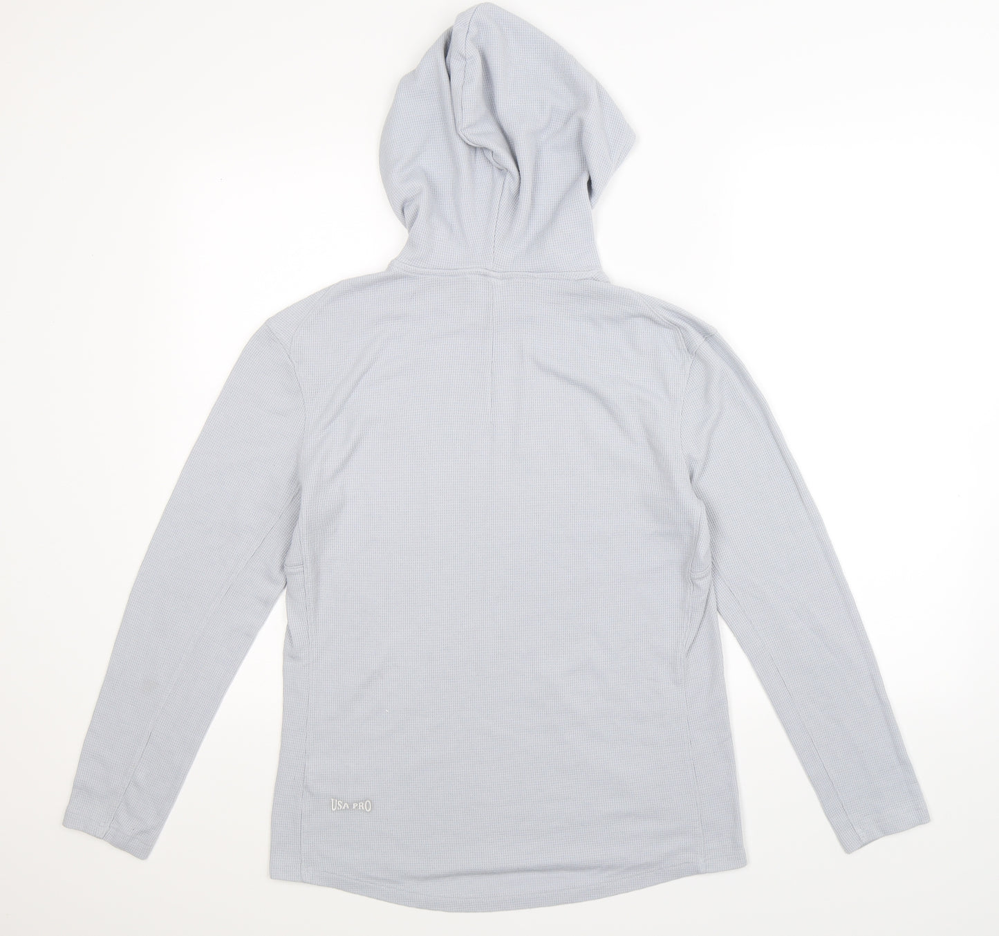 USA Pro Womens Grey  Knit Pullover Hoodie Size 8