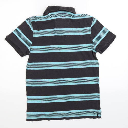Drift King Mens Multicoloured Striped   Polo Size S