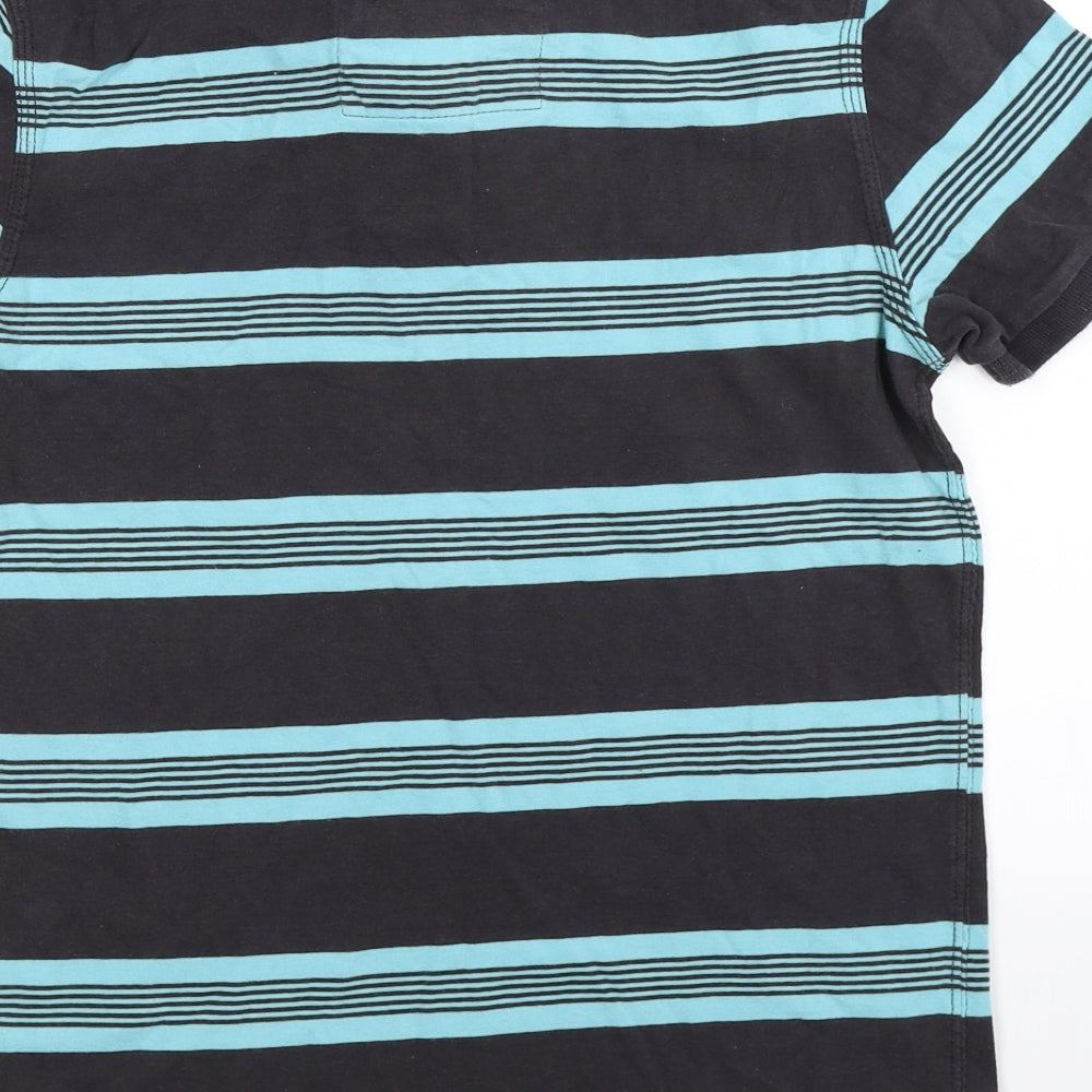 Drift King Mens Multicoloured Striped   Polo Size S
