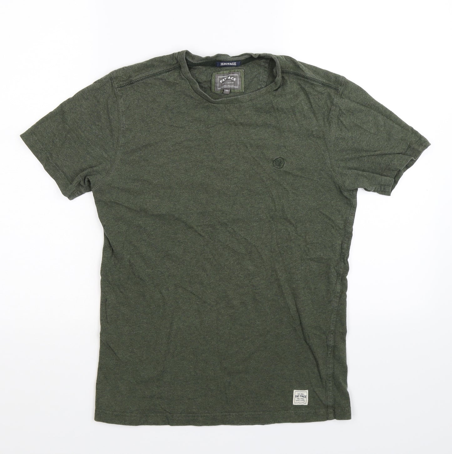 Fat Face Mens Green    T-Shirt Size XS