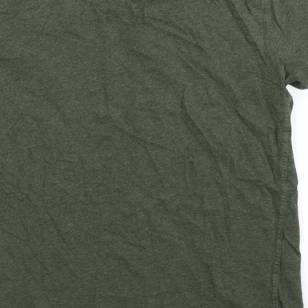 Fat Face Mens Green    T-Shirt Size XS