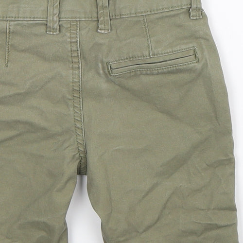 Denim Co Boys Green   Chino Trousers Size 4-5 Years