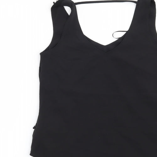 Oasis Womens Black   Basic Blouse Size 8