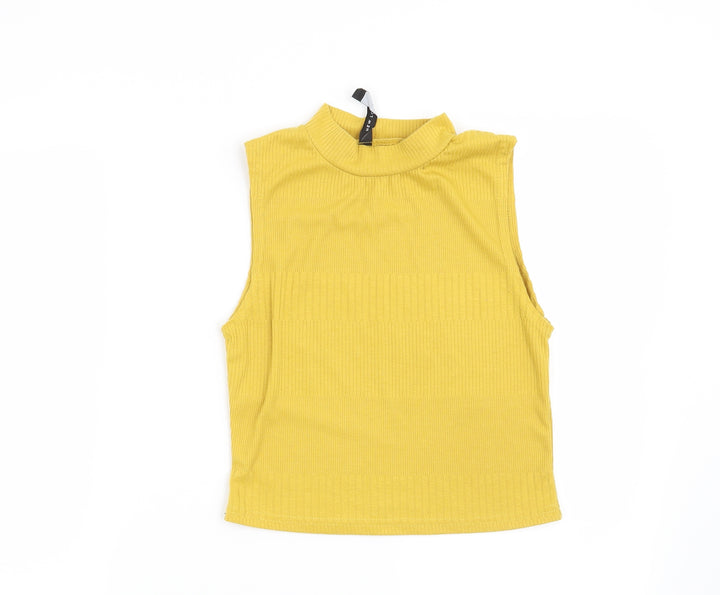 New Look Womens Yellow   Basic Blouse Size 10