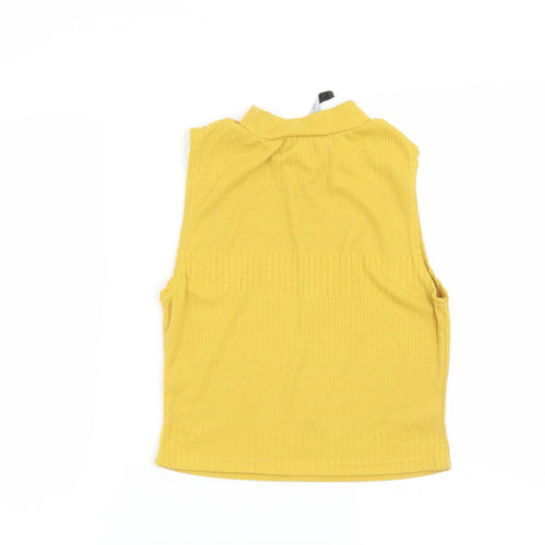 New Look Womens Yellow   Basic Blouse Size 10