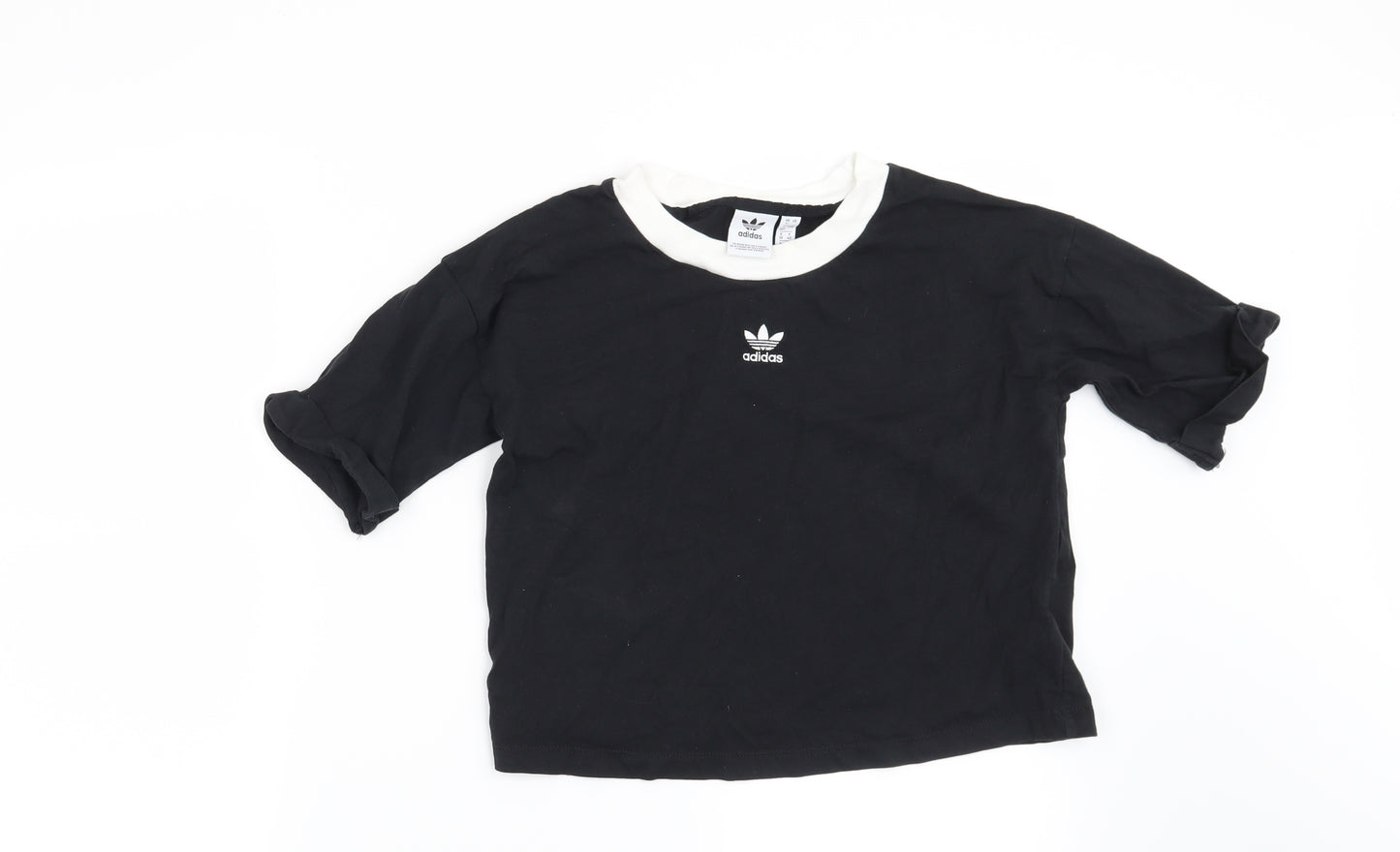 adidas Womens Black   Basic T-Shirt Size 12