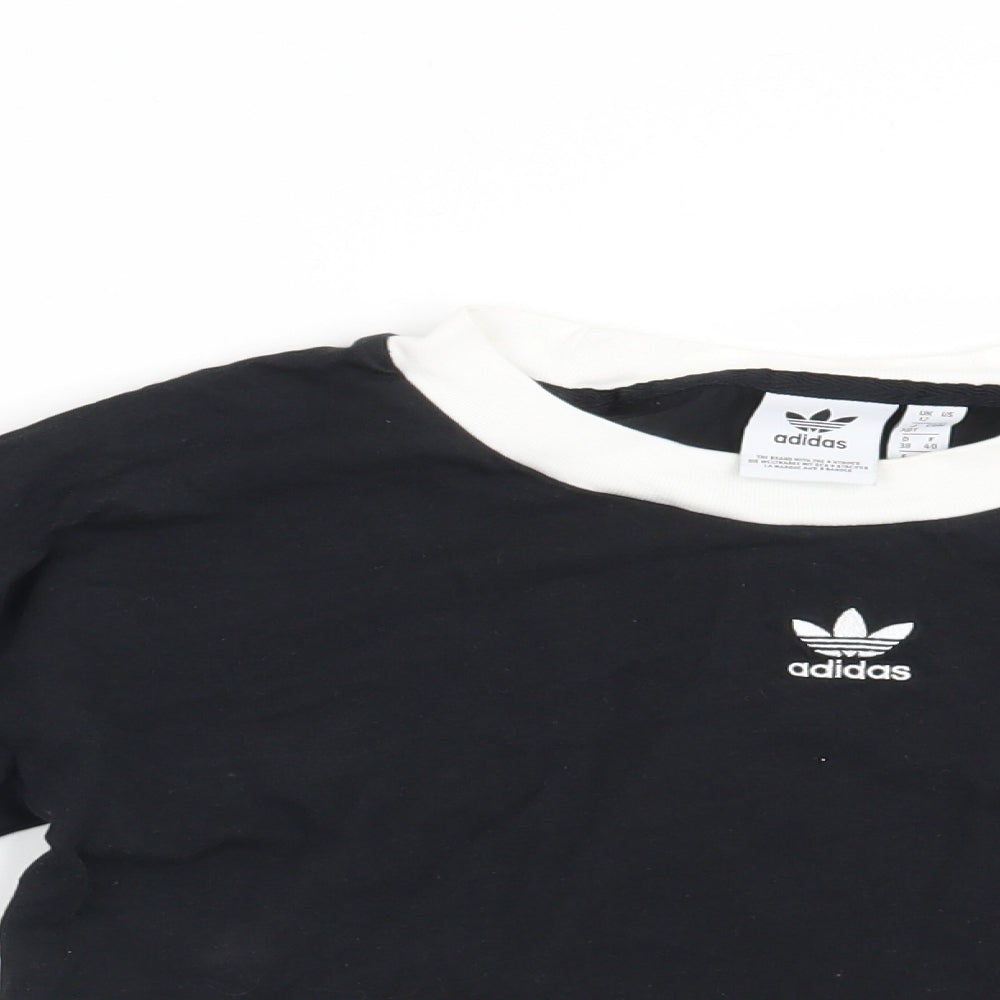 adidas Womens Black   Basic T-Shirt Size 12