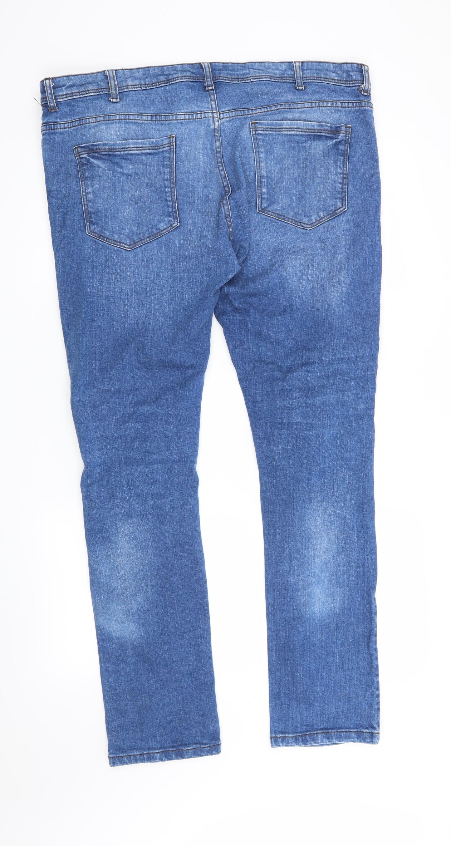 Denim CO Mens Blue   Straight Jeans Size 38 in L32 in