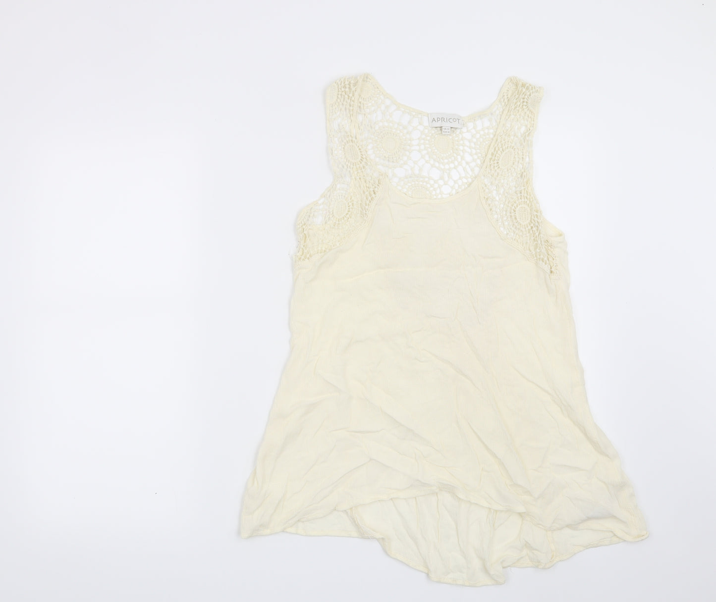 Apricot Womens Beige Geometric  Basic Blouse Size 12