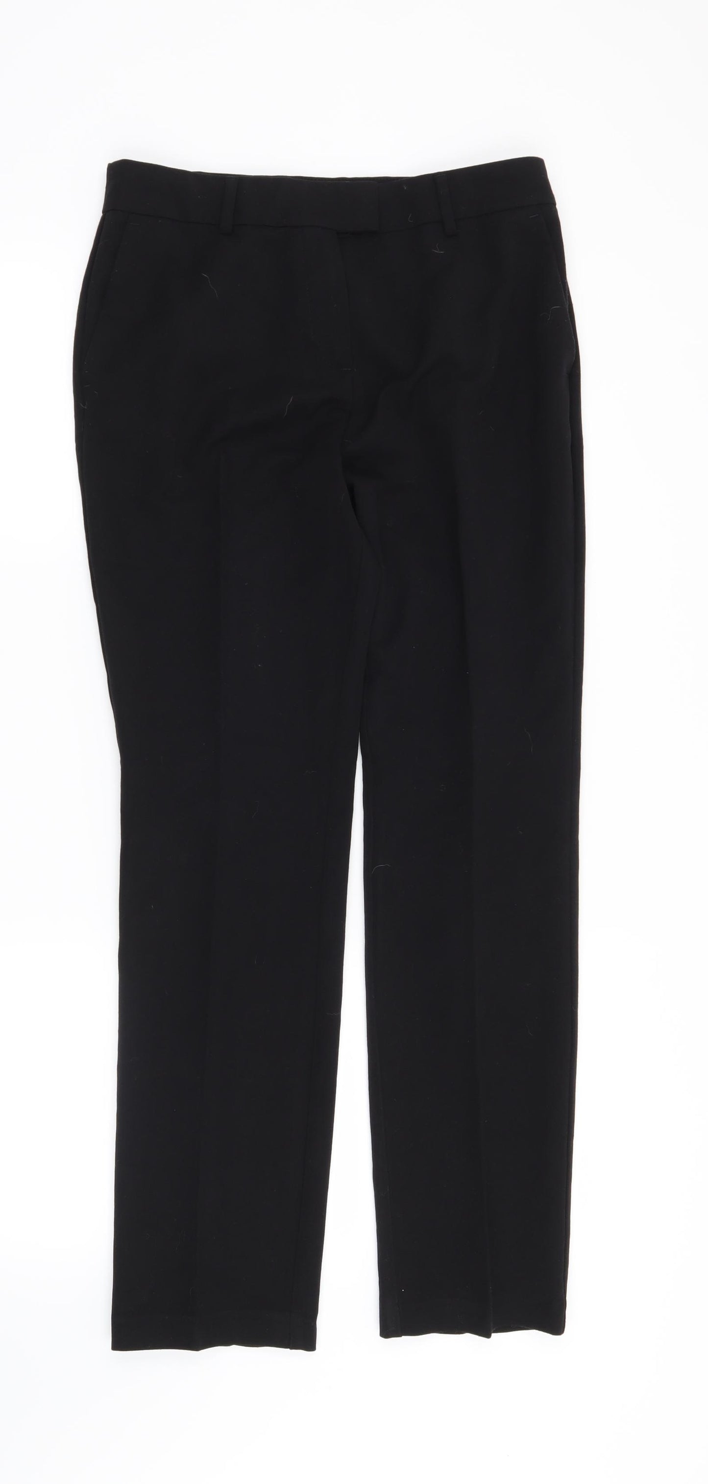 Papaya Womens Black   Trousers  Size 8 L29 in