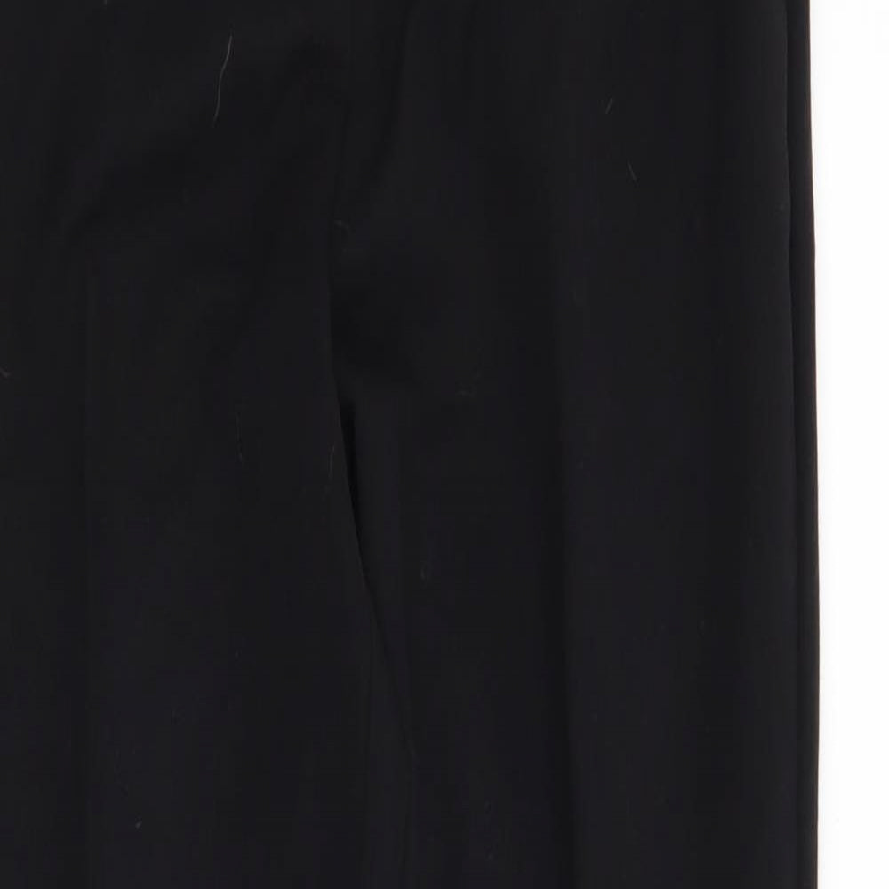 Papaya Womens Black   Trousers  Size 8 L29 in