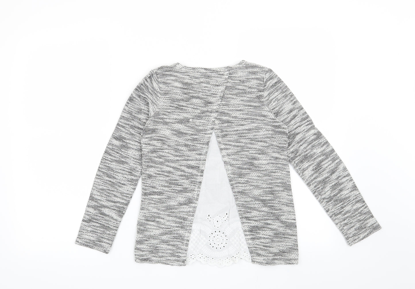 F&F Girls Grey   Pullover Jumper Size 9-10 Years