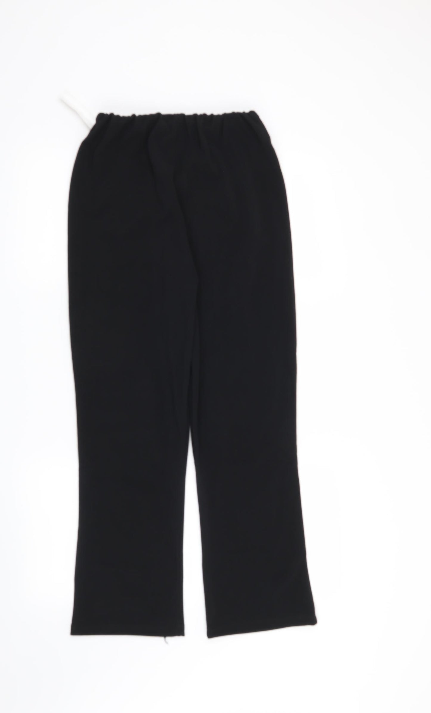 Preworn Womens Black   Trousers  Size 16 L27 in
