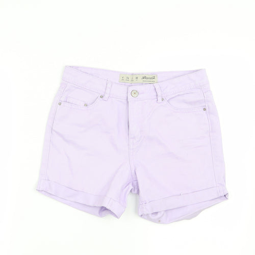 Denim CO Womens Purple   Cut-Off Shorts Size 6