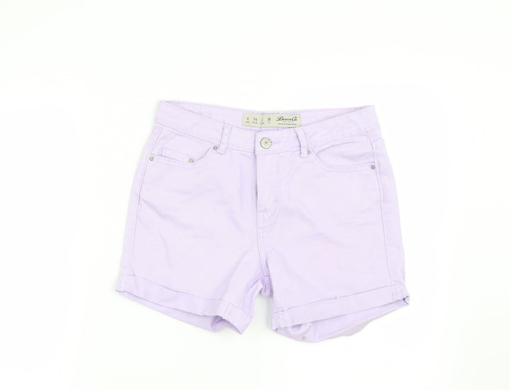 Denim CO Womens Purple Cut-Off Shorts Size 6