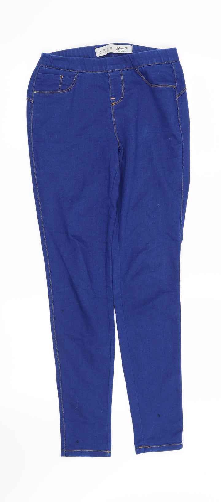 Denim CO Womens Blue Jegging Jeans Size 6 L28 in