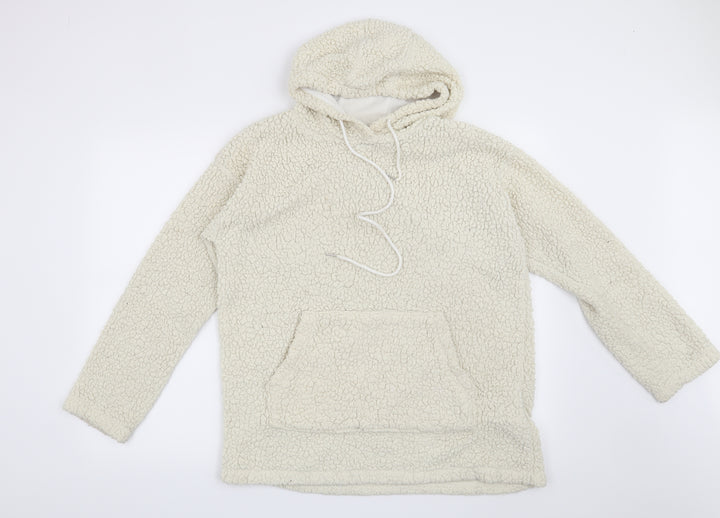 Missguided Womens Beige   Pullover Hoodie Size 6