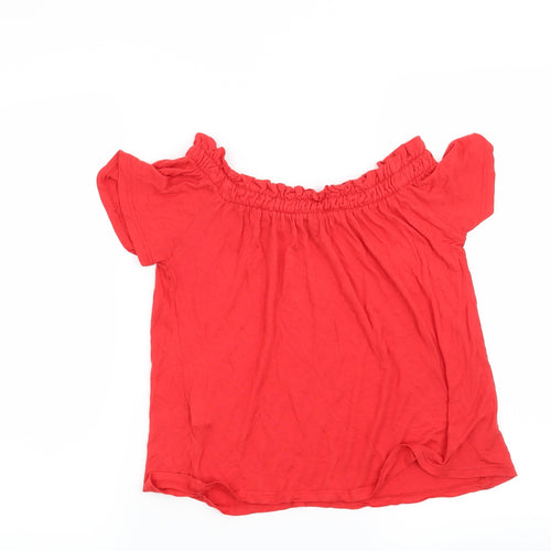 Primark Womens Red   Basic Blouse Size 6