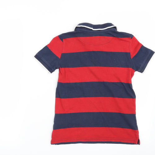 Cherokee Boys Red Striped  Basic Polo Size 7-8 Years