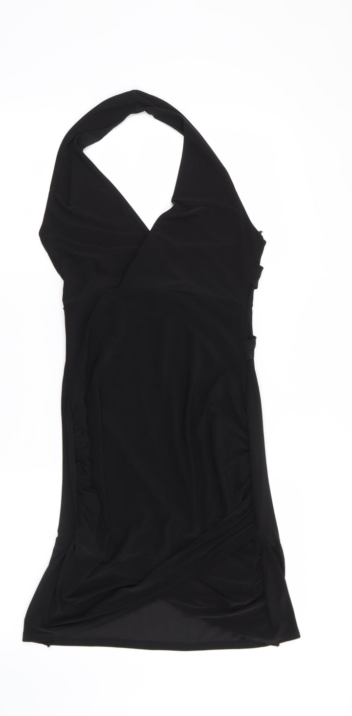 Missguided Womens Black Bodycon Size 10