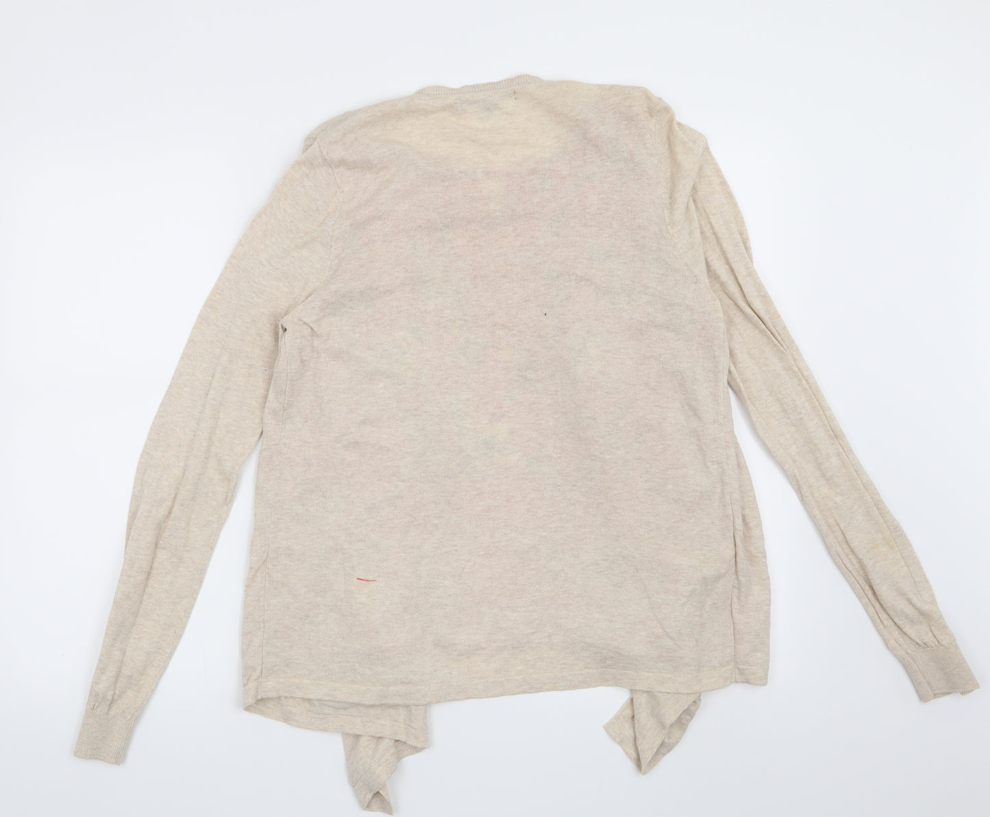 NEXT Womens Beige Floral  Cardigan Jumper Size 14