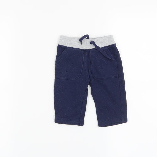 John Lewis Boys Blue   Sweatpants Trousers Size 0-3 Months