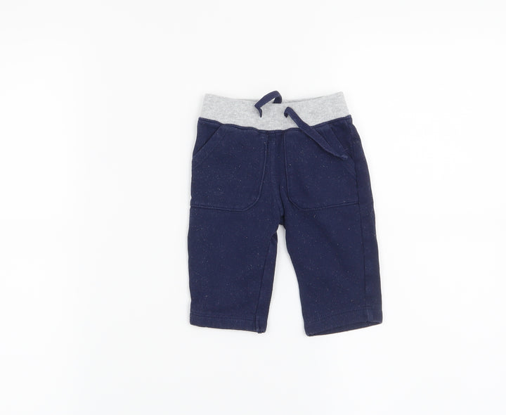 John Lewis Boys Blue   Sweatpants Trousers Size 0-3 Months