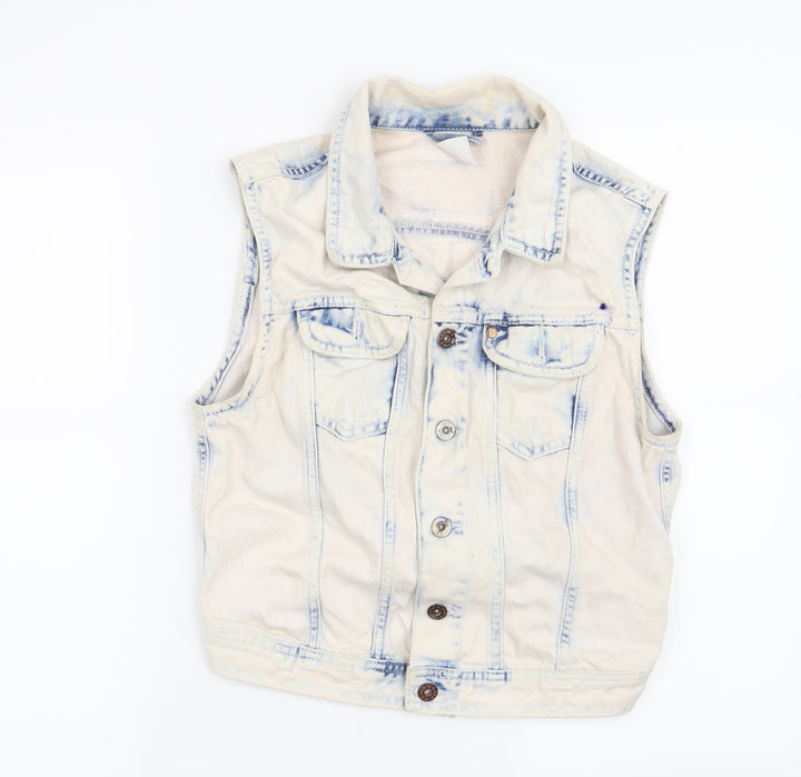 &Denim Womens Blue Jacket Size 12