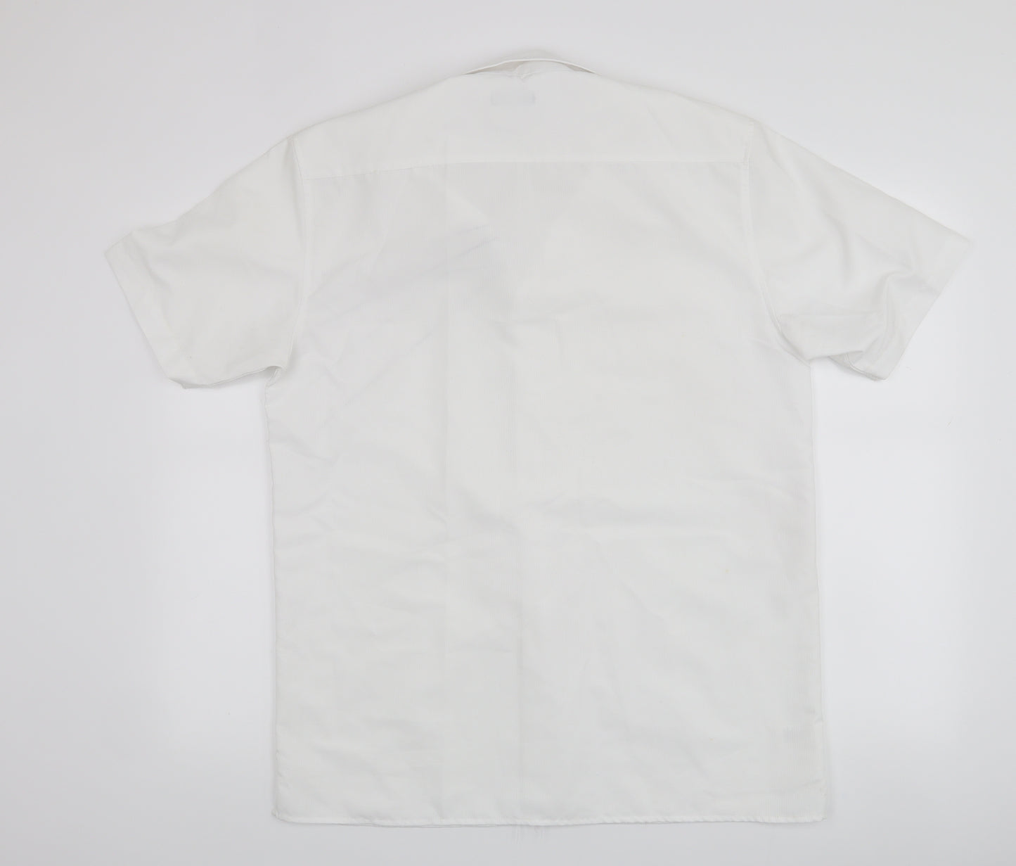 Etcetera Mens White    Button-Up Size M