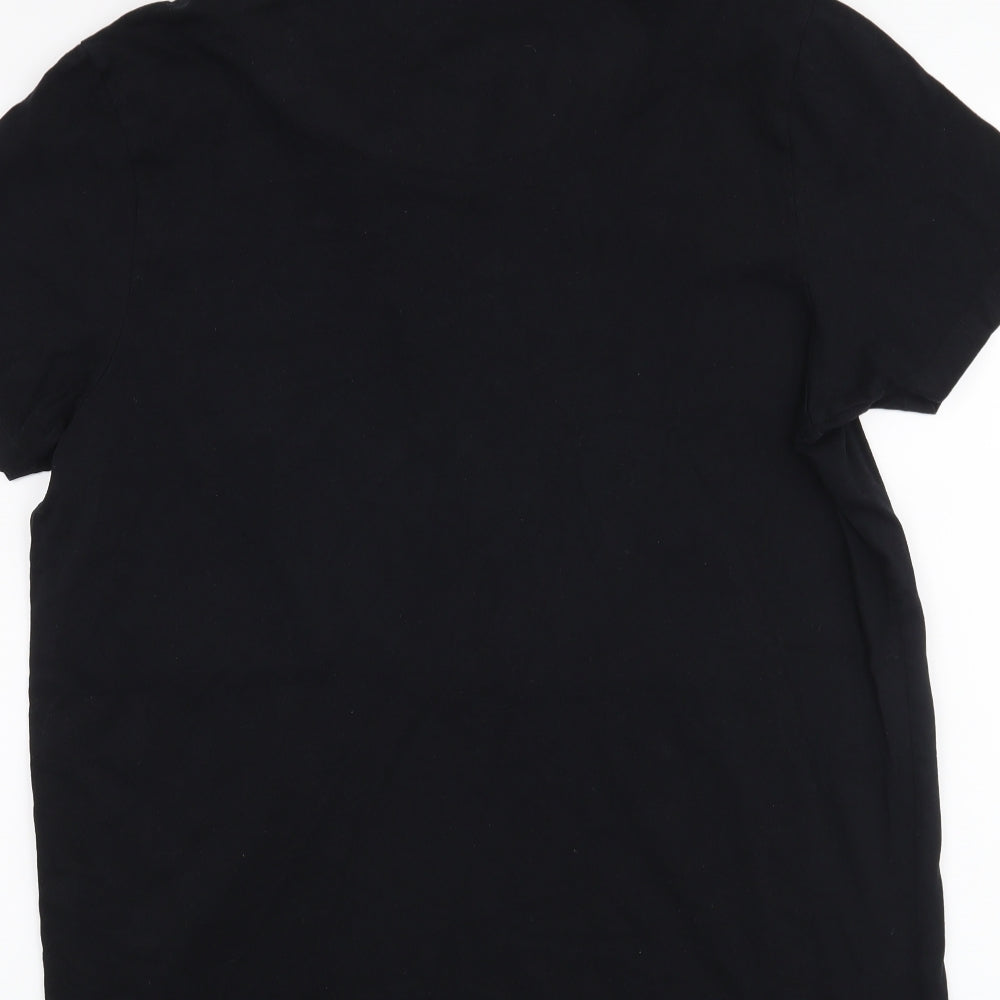 George Mens Black    T-Shirt Size XL