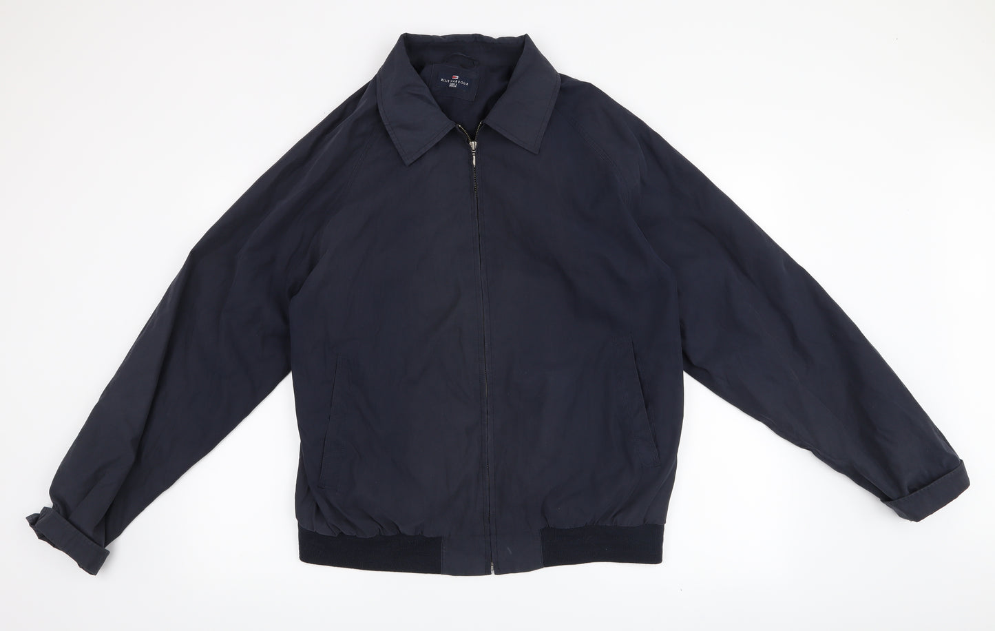 Blue Harbour Mens Blue   Bomber Jacket Coat Size L