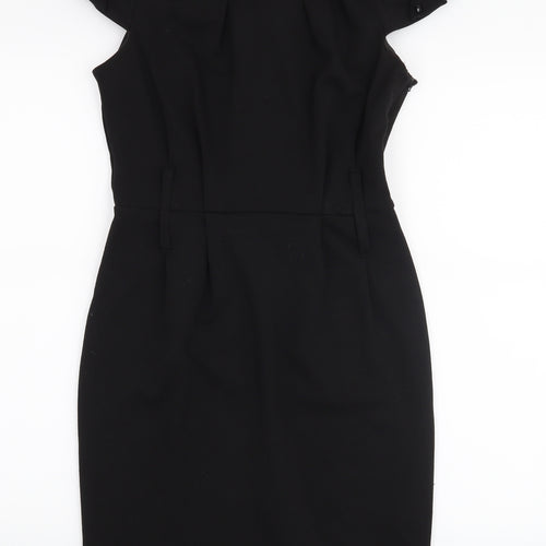 River Island Womens Black   Pencil Dress  Size 10
